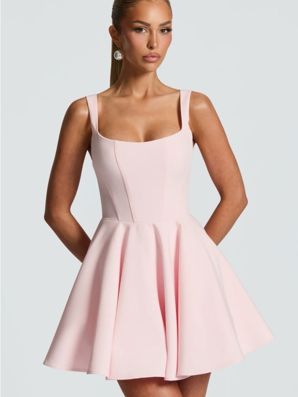 Babyboo Rue Mini Dress Blush Pink